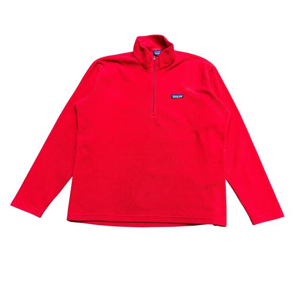 Vintage Patagonia Synchilla Micro D 1/4 Zip Fleece Pullover Men's Large Gorpcore - Picture 1 of 9